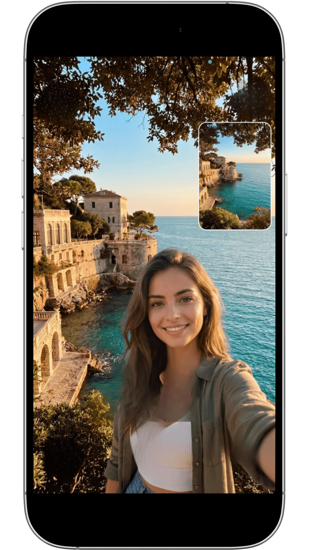 Switch Camera, Mid-Shot in the 2Shot app