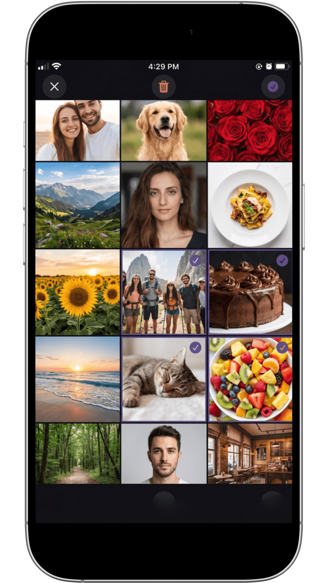 Private Gallery in the 2Shot app